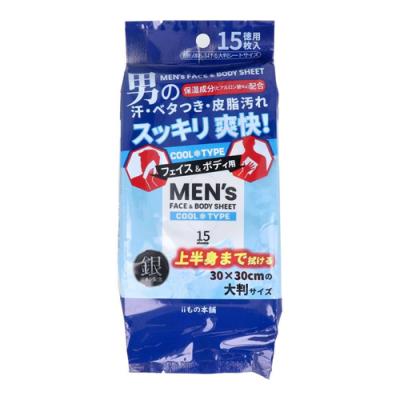 iiもの本舗 メンズ フェイス&ボディシート クールタイプ