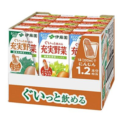 伊藤園 充実野菜 緑黄色ミックス 紙パック