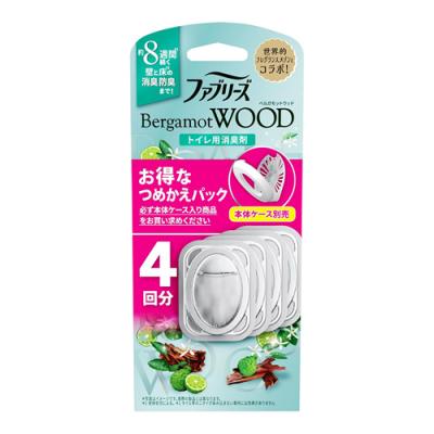ファブリーズ トイレ用消臭剤 つめかえパック ベルガモットウッドの香り