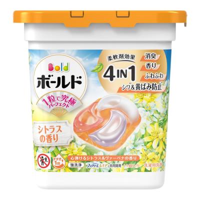 ボールド 洗濯洗剤 ジェルボール 4in1 心弾けるシトラス&ヴァーベナ