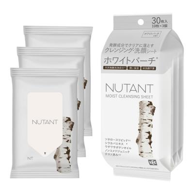 NUTANT クレンジング洗顔シート ホワイトバーチの香り