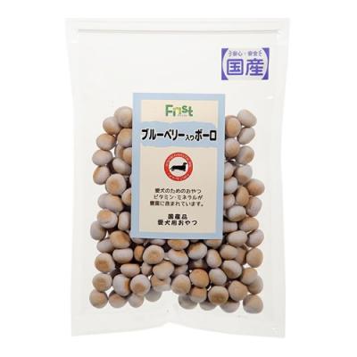 エースプロダクツ FIRST 犬用おやつ ブルーベリー入りボーロ