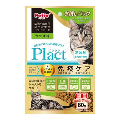 Plact プラクト 幼猫～成猫用 総合栄養食 ドライフード カツオ味