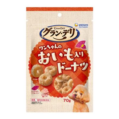 グラン・デリ 犬用おやつ ワンちゃんのおいも入りドーナツ