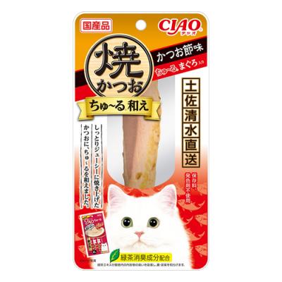 いなば 猫用 CIAOチャオ焼かつおちゅ～る和え かつお節味 ちゅーるまぐろ入り