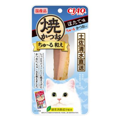 いなば 猫用 CIAOチャオ焼かつおちゅ～る和え ほたて味 ちゅーるかつお入り