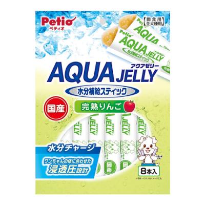 ペティオ 犬用おやつ アクアゼリー 水分補給 完熟りんご スティックタイプ