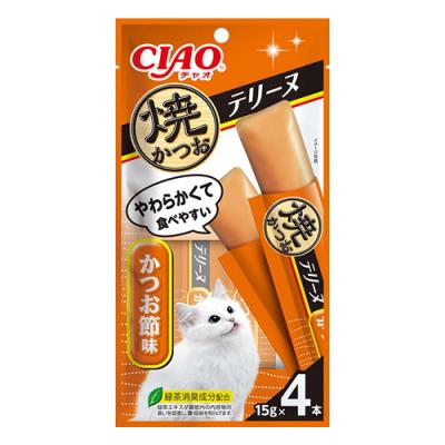 いなば 猫用 CIAOチャオ焼かつおテリーヌ かつお節味