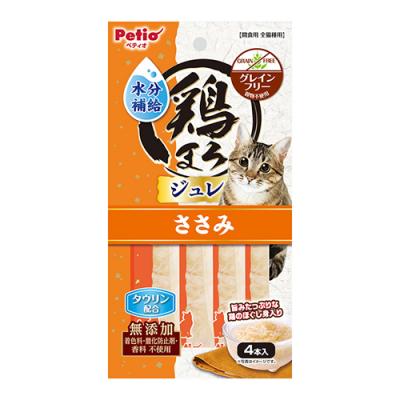 ペティオ 鶏まろ ねこちゃんの 水分補給ジュレスティック ささみ