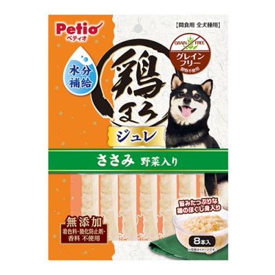 ペティオ 犬用おやつ 鶏まろ 水分補給ジュレスティック ささみ野菜入り