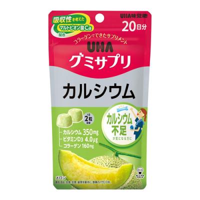 UHA グミサプリ カルシウム メロン味