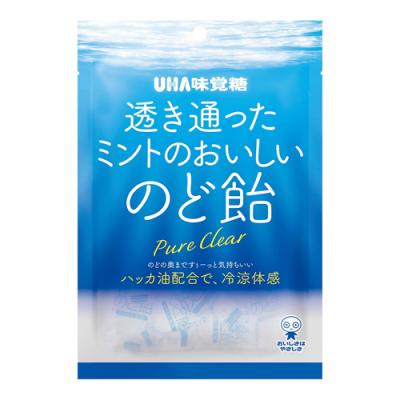 UHA味覚糖 透き通ったミントのおいしいのど飴 