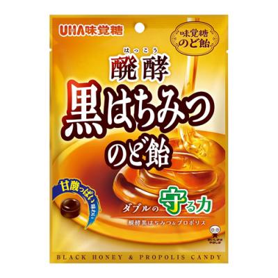 UHA味覚糖 味覚糖のど飴 醗酵黒はちみつのど飴
