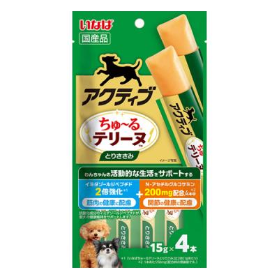 いなば 犬用 アクティブちゅ～るテリーヌ(ちゅーるテリーヌ) とりささみ