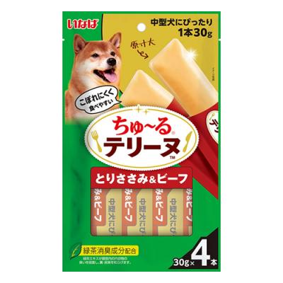 いなば ちゅ～るテリーヌ(ちゅーるテリーヌ) 中型犬用 とりささみ&ビーフ