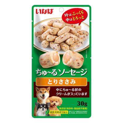 いなば 犬用おやつ ちゅ～るソーセージ(ちゅーるソーセージ) とりささみ