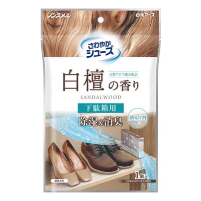白元アース 除湿&脱臭 ノンスメル さわやかシューズ 下駄箱用 白檀の香り