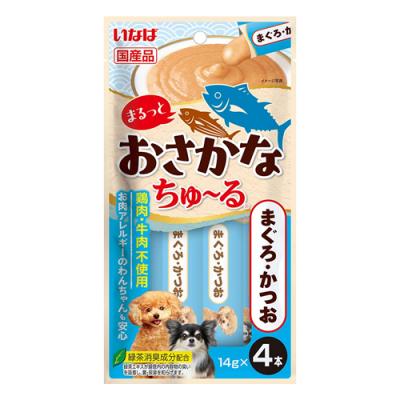 いなば 犬用 まるっとおさかなちゅ～る(ちゅーる) まぐろ・かつお