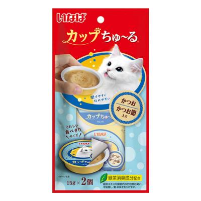いなば 猫用 カップちゅ～る(カップちゅーる) かつお かつお節入り