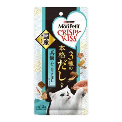 モンプチ クリスピーキッス 真鯛×かつお×にぼしだし入り