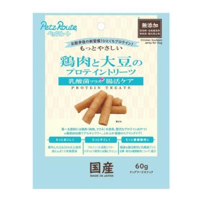 ペッツルート 犬用 鶏肉と大豆のプロテイントリーツ 乳酸菌プラス