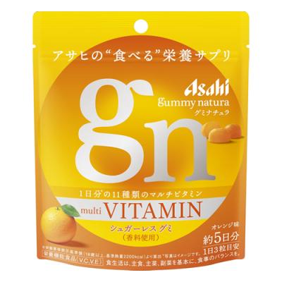 アサヒ グミナチュラ マルチビタミン オレンジ味