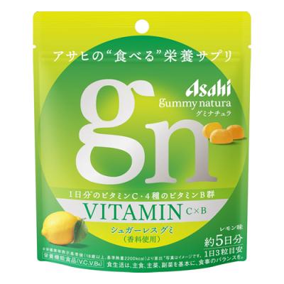 アサヒ グミナチュラ ビタミンC×B  レモン味