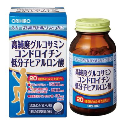 オリヒロ(ORIHIRO) 高純度グルコサミンコンドロイチン低分子ヒアルロン酸