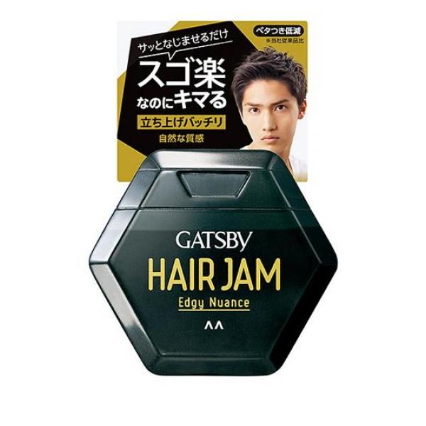 ●マンダム ギャツビー ヘアジャム エッジィニュアンス（mandom GATSBY HAIR JAM Edgy Nuance）●スゴ楽！技いらずでキマる×持続！ヘアジャムシリーズ。短い髪もクセづけ自在