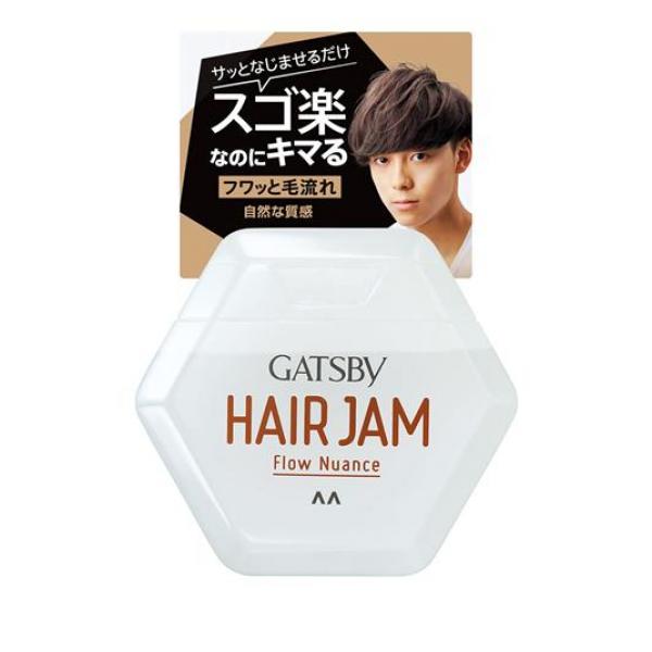 ●マンダム ギャツビー ヘアジャム フローニュアンス（mandom GATSBY HAIR JAM Flow Nuance）●スゴ楽！技いらずでキマる×持続！ヘアジャムシリーズ。軽やかなボリュームとま