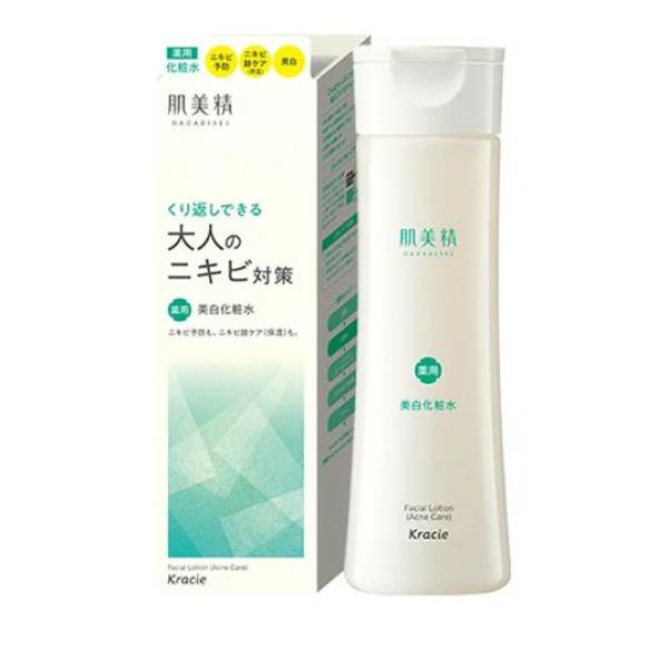 ●クラシエホームプロダクツ 肌美精 HADABISEI 大人のニキビ対策 薬用美白化粧水●医薬部外品●くり返しできる大人のニキビの予防と気になるニキビ跡のケア（保湿）に加え、角質ケア、美白ケア(*1)
