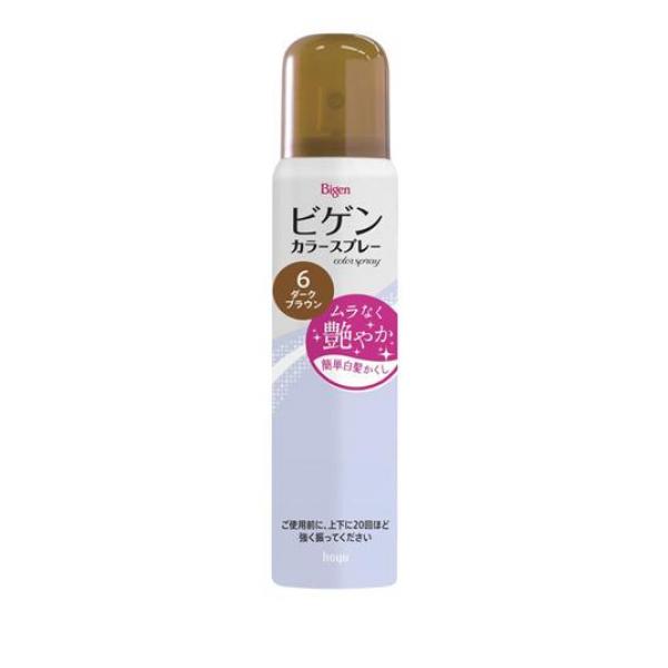 ●ホーユー Bigen（ビゲン）カラースプレー 6〈毛髪着色料〉●ヘア用・白髪用●ムラなく艶やか。簡単白髪隠し。●スプレータイプなので広い範囲をカバーできます。●細やかな霧状の着色料なのでムラになりに