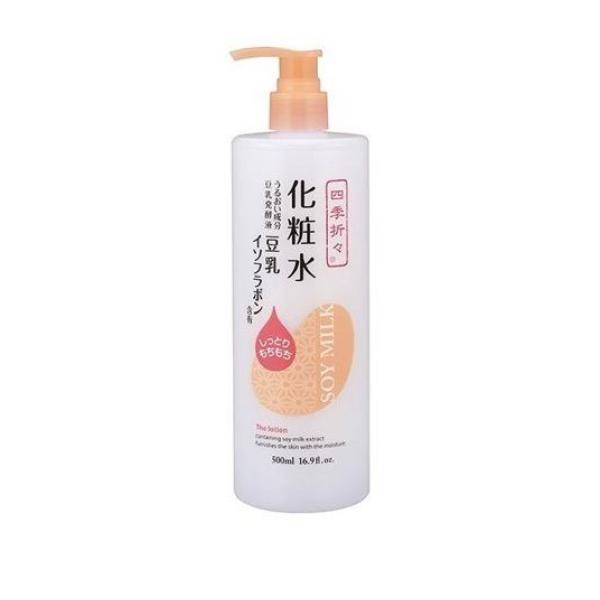 ●「四季折々 豆乳イソフラボン化粧水」は、うるおい成分 豆乳発酵液配合の化粧水です。●豆乳イソフラボン効果で、しっとりもちもちなお肌に導きます。●乾燥したお肌にたっぷりうるおいを与え、みずみずしいお肌