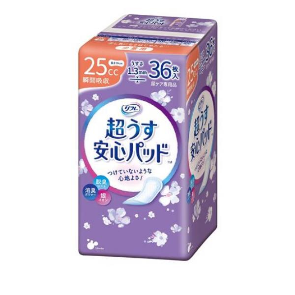 ●つけていないような心地良さ。●独自技術を活かした"超うす"吸収体で、驚きのうすさと高い吸収性能を両立。●におい吸着シートのトリプル効果で消臭アップ！脱臭シート・消臭ポリマー・銀イ