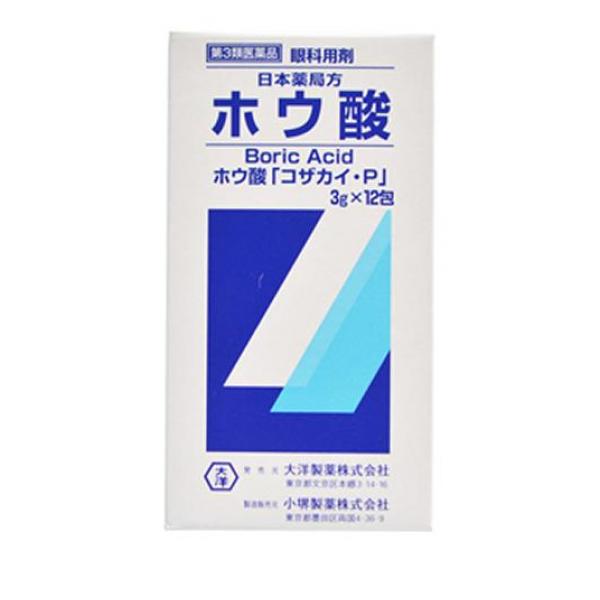 第３類医薬品大洋製薬 日本薬局方 ホウ酸 3g (×12包)(定形外郵便での配送)