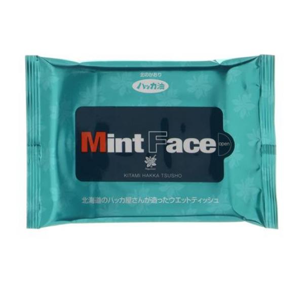 ●天然ミントがクールな使用感を与えてくれるウェットティッシュ。●外出先でのエチケット、運動後の汗拭きとしてご使用いただけます。●ノンアルコール仕様。