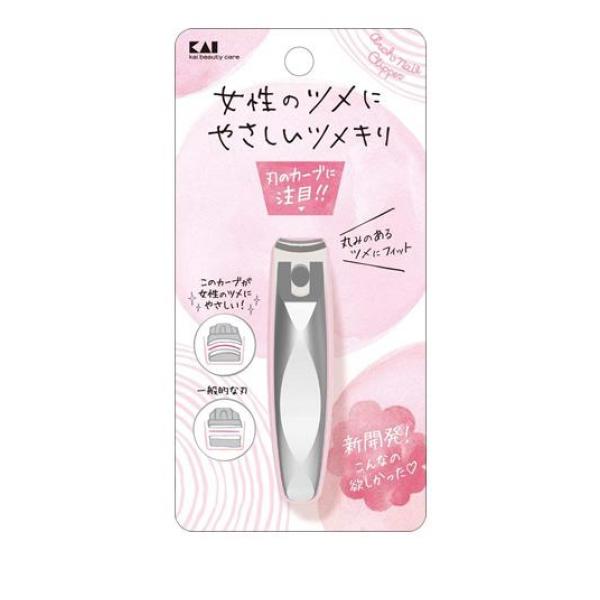 ●爪が割れやすい、二枚爪になりやすいといったお悩みをお持ちの方におすすめの、爪への負担を抑えたツメキリです。●成人女性の爪の形状に合わせた3Dアーチの刃体構造が、切るときの爪の変形や負担を軽減します。