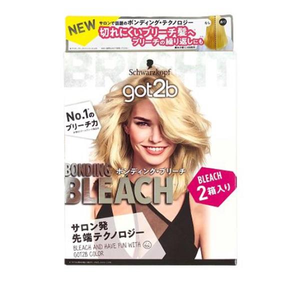 ●Schwarzkopf got2b BONDING BLEACH（シュワルツコフ ゴットゥービー ボンディング・ブリーチ ）●ダメージレスを追求。切れにくいブリーチ髪(*)へ。●ボンディング・テクノ