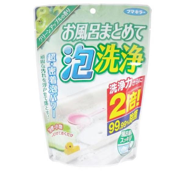お風呂まとめて泡洗浄 グリーンアップルの香り 230g