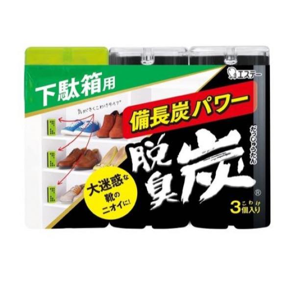 ●靴ムレ臭・カビ臭などのこもったニオイに、しっかり効く！●ギューギューづめの下駄箱・シュークローゼットにも、ジャマにならずに置ける3個の小分けタイプ。●強烈な下駄箱のニオイには大型サイズがおすすめ。●