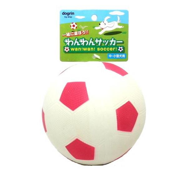 ●スーパーキャット ドグリントイショップ わんわんサッカーボール（dogrin toy shop wan!wan! soccer!）●少し大きめのボール型おもちゃ！●柔らかい噛み心地のラテックス製のオ