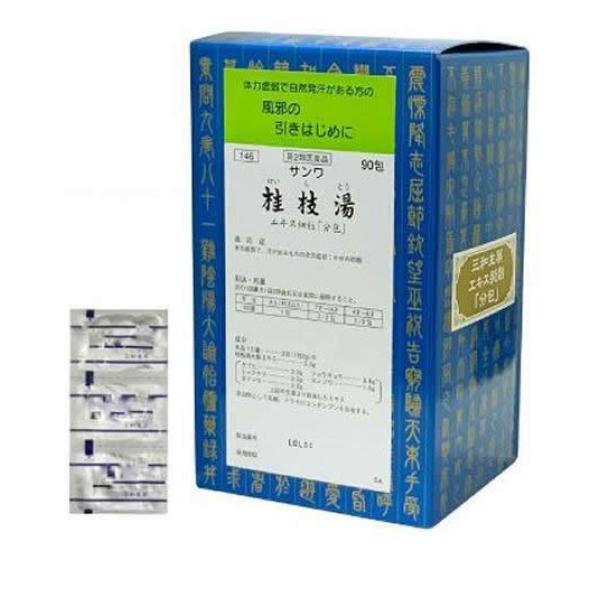 サンワ桂枝湯エキス細粒「分包」は，漢方処方「桂枝湯」の水製エキスを服用しやすい細粒の分包にしたものです。