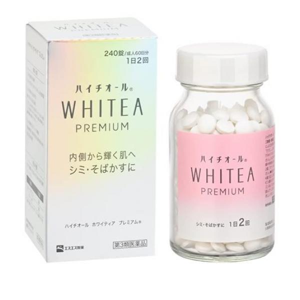 シミ・そばかすにハイチオール ホワイティア プレミアムは、●Ｌ−システイン、ビタミンB6、ビタミンＣが、からだの内側から肌に働きかけ、シミ・そばかすなどの色素沈着を緩和します。〇肌の奥で増す過剰なメラ