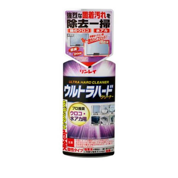●リンレイ ウルトラハードクリーナー ウロコ・水アカ用●プロが認めた「ウロコ・水アカ用」超強力洗剤。強烈な固着汚れを除去一掃するケタ外れの洗浄力！●大小2種類の高性能研磨材をダブルで50%以上も高濃度