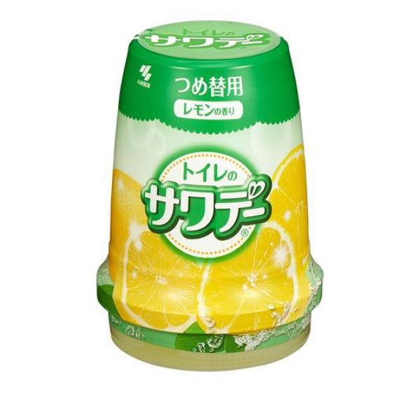 ●気分すっきりレモンの香りがトイレ空間に心地よく薫ります。●みずみずしい香りのゼリーからやわらかい香りが広がります。●「サワデー つめ替用」は、今までのサワデー容器にも使えます。※「Sawaday H