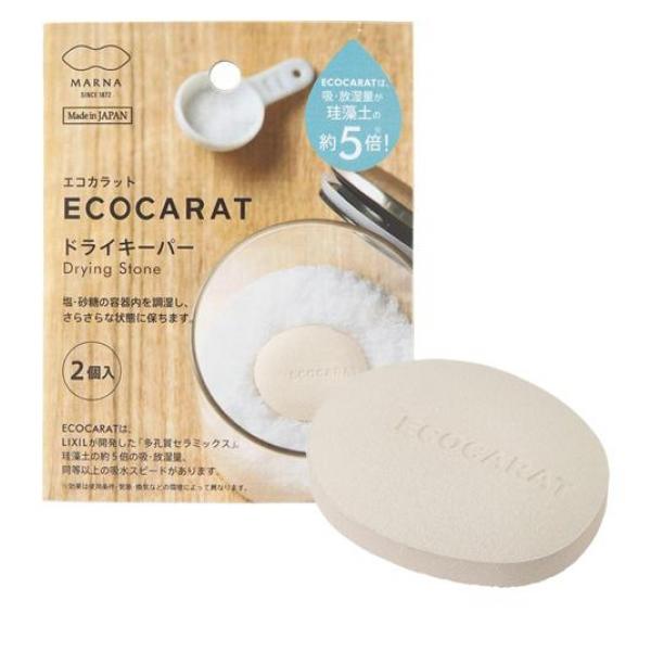 ●マーナ ECOCARAT（エコカラット）ドライキーパー K685●ECOCARATは、株式会社LIXILが開発した「多孔質セラミックス」と呼ばれる、 珪藻土の約5倍の吸・放湿性のある調湿壁材です。●