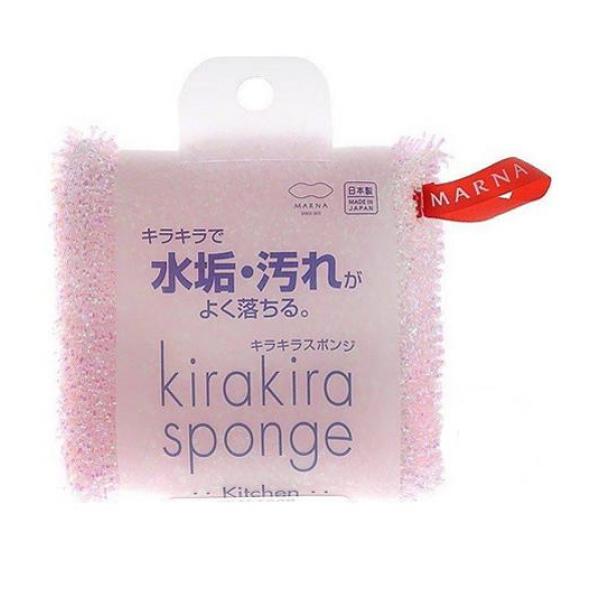 マーナ キラキラスポンジマルチ K129 1個入 (ピンク)