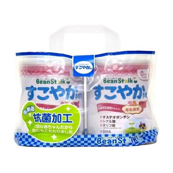ビーンスターク すこやかM1 乳児用粉ミルク 2缶パック 800g (×2個)