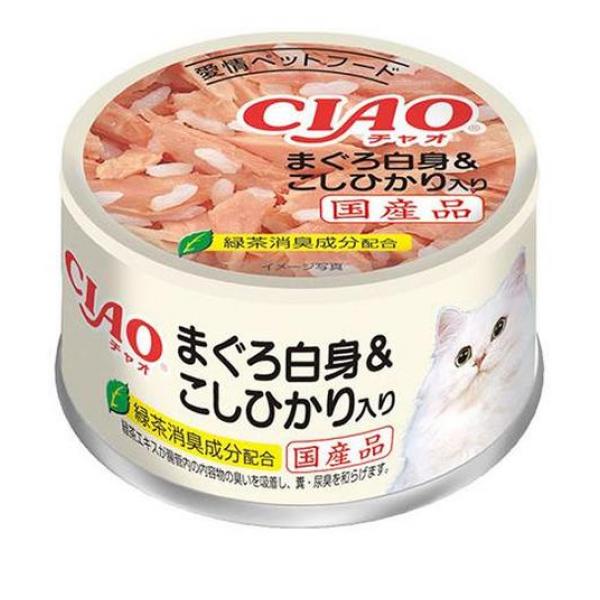 ●まぐろ白身を100％ベースにした、贅沢なシリーズ。●まぐろ白身に、しっとりした食感が楽しめるこしひかり入り。●緑茶消臭成分配合。●形状：ゼリー●賞味期限：3年●原産国：日本