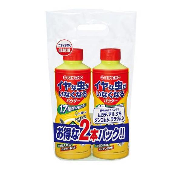 ●大日本除虫菊 キンチョウ イヤな虫がいなくなるパウダー。●お家のまわりの様々な虫対策に！長期侵入防止＆すばやい殺虫効果で家中まるごと害虫バリア！●雨に強い！殺虫剤（粉末）●お家のまわりにまくだけで侵